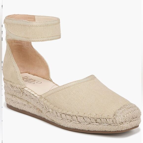New Franco sartorial platform espadrilles beige 9 - Picture 1 of 9